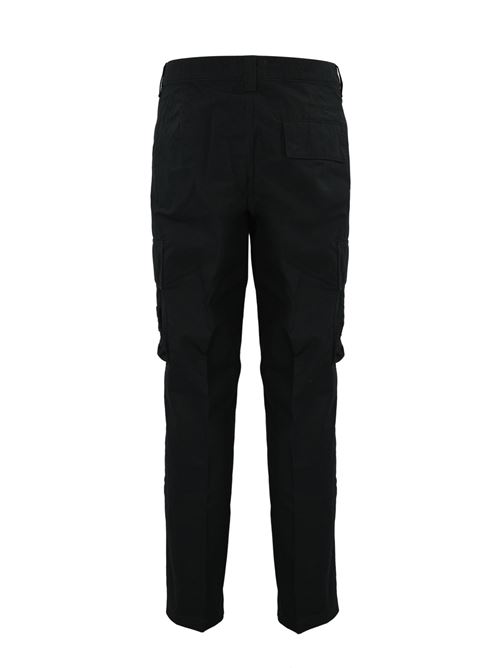 Pantalone cargo 311F1 Ghost in tela di cotone black STONE ISLAND | 8115311F1V0029